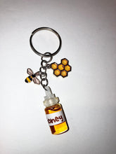 Load image into Gallery viewer, Honey Bee Keychain
